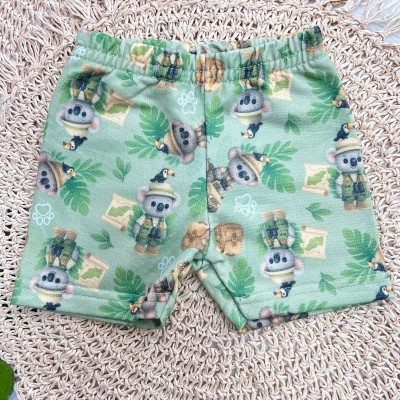 Conj Coala no Safari Off White e verde
